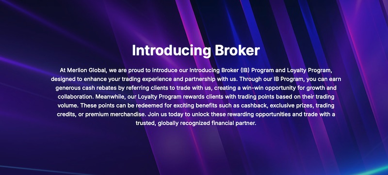 Merlion Global Unveils Introducing Broker Program with Lucrative Cash Rebates and Client Loyalty Rewards